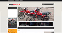 Desktop Screenshot of crossmotor.nl